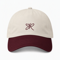 SR Signature Two-Tone Cap - White/Burgundy