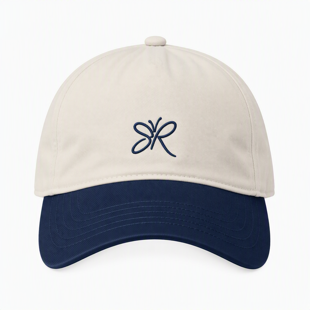 SR Signature Two-Tone Cap - White/Navy