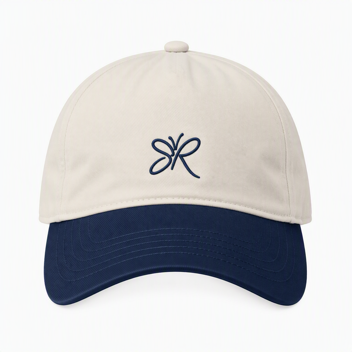 SR Signature Two-Tone Cap - White/Navy