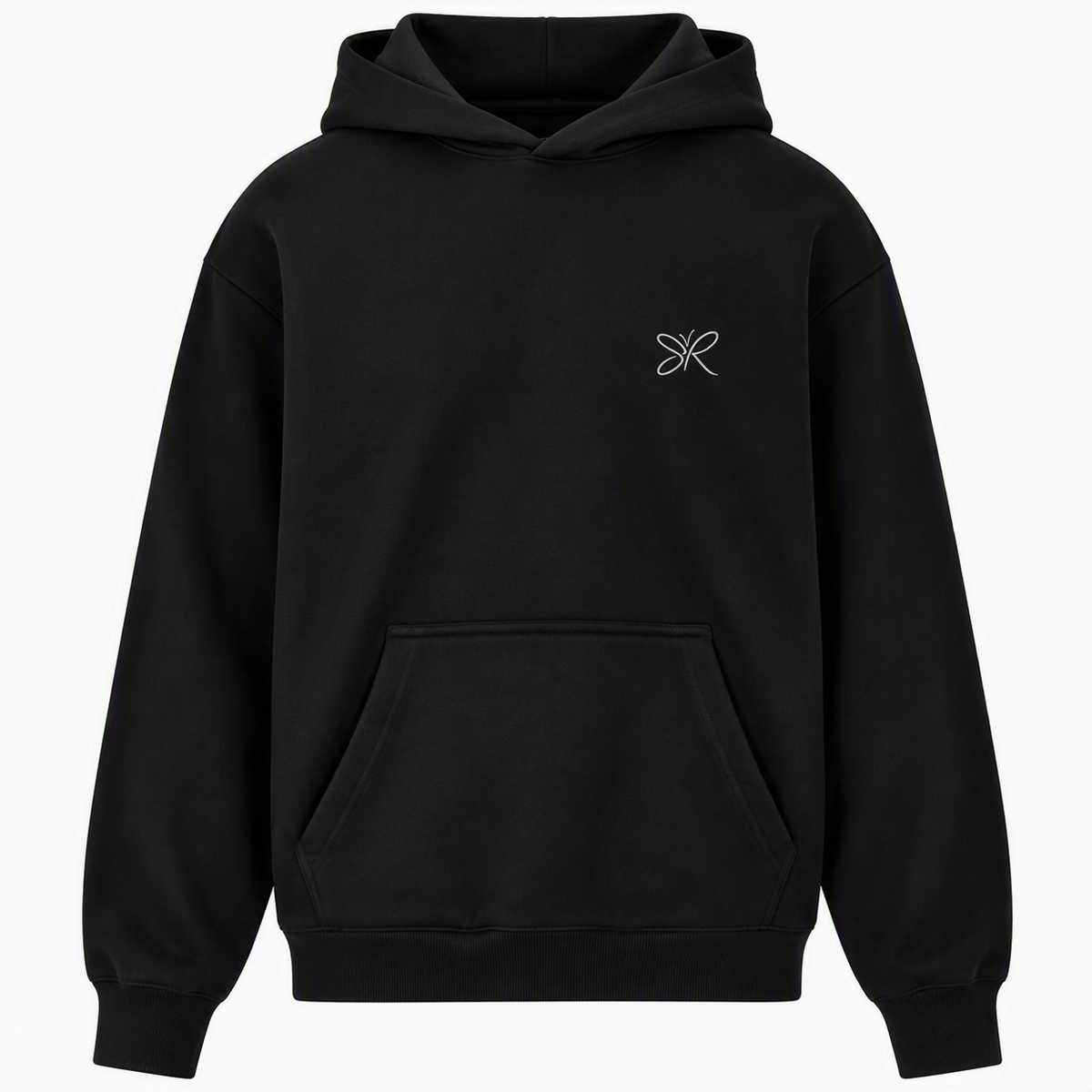 SR Essential Oversized Hoodie - Black
