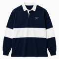 SR Classic Two-Toned Rugby Shirt - Navy/White